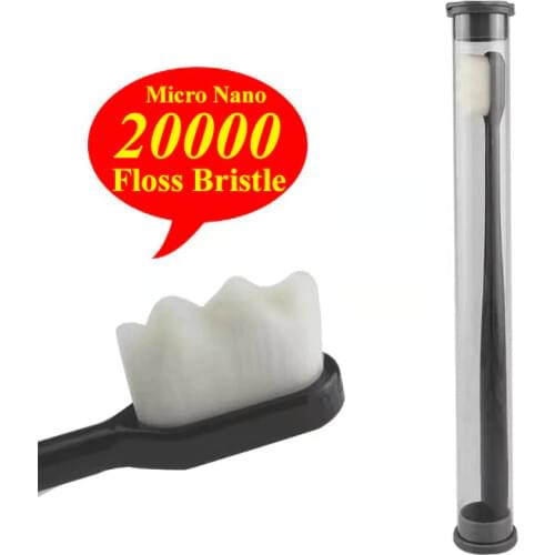 Extra Soft Toothbrush Ultra Soft-bristled Adult Toothbrush Micro Nano 20000 Floss Bristle for Sensitive Teeth Oral Gum Recession