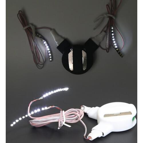 LED Acoustic Eyelashes Light Up Eyelid False Eyelashes for Saloon Pub Club bar Glow Party Dance Luminous Props halloween Cos