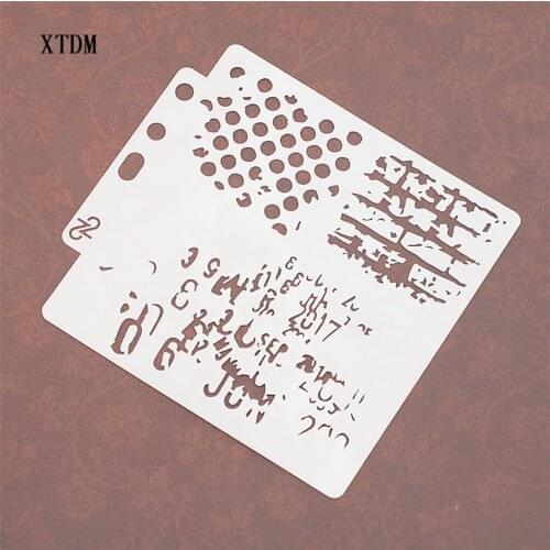 English mold shield DIY cake scrapbook stencils hollow Embellishments printing lace ruler Valentines Day