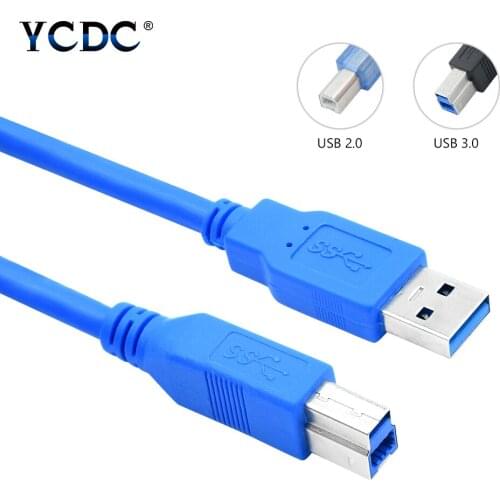 High Speed Printer Cable Data Sync Scanner Cord USB 2.0/3.0 A Male to B Male For Xerox Canon HP Brother Arduino