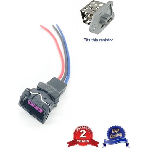 Wiring Harness Cable Connector for Heater Blower Fan Resistor For Peugeot 406 607 807 Partner 1267A9