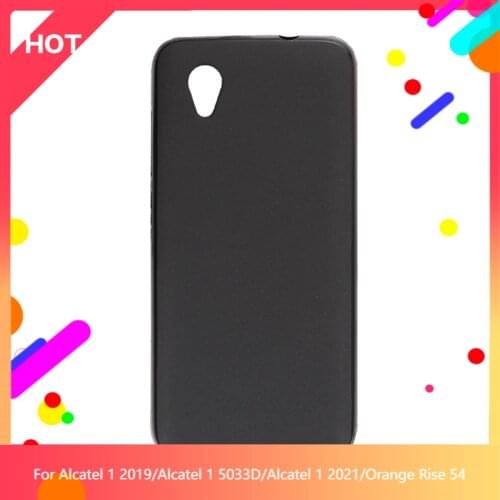 1 2019 Case Matte Soft Silicone TPU Back Cover For Alcatel 1 5033D Alcatel 1 2021 Orange Rise 54 Phone Case Slim shockproof