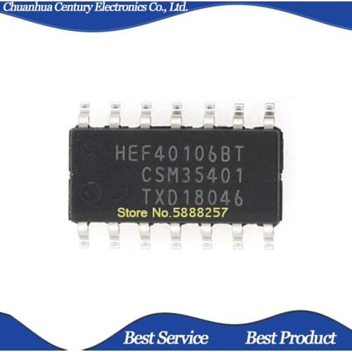10 Pcs/Lot HEF40106BT HEF40106 SOP16 New and Original In Stock