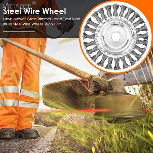 100mm Steel Wire Grass Trimmer Head Rounded Edge Weed Trimmer Head Grass Brush Removal Grass Tray Plate For Lawnmower Hot Sales