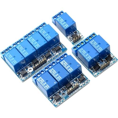 3 Channel Relay Module With Optocoupler Isolation Opto-isolated Compatible 3.3V 5V Signal High-voltage Relay