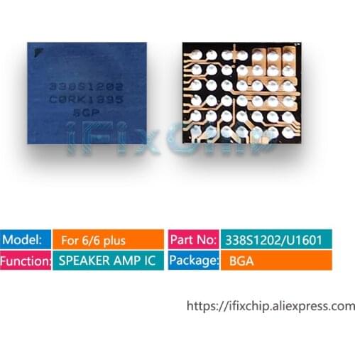 30pcs/lot 338S1202 for iphone 6/6 plus U1601 Speaker AMP small audio IC chip