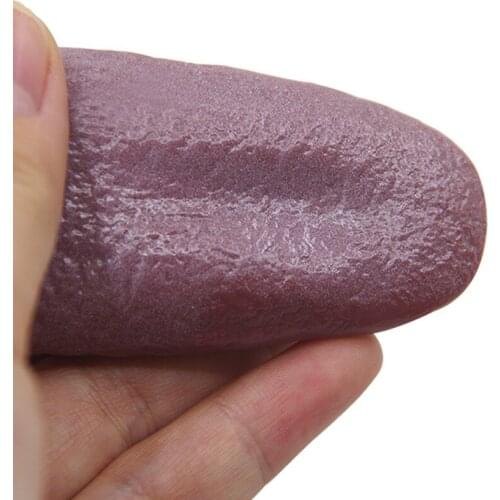 5pcs Realistic Fake Tongue Halloween Horrible Tongue Joke Prank Magic Tricks Joke Prank Magic Comedy Shocker Magic Props Magican
