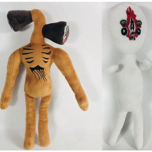 40cm Anime Peluche Siren Head Zabawki Plush Doll Toys Scary Black White Red Sirenhead Cat Figure Soft Cartoon Stuffed Doll Toy