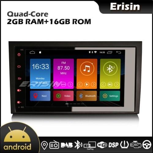 Erisin 3028 8" Android 10.0 DAB GPS DSP CarPlay DSP OBD2 Car Radio for Audi A4 S4 RS4 8E 8F B9 B7 RNS-E Seat Exeo