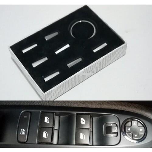 Car Styling Door Window Lifter Sequins Trims Chrome Trim For 2014 2015 Peugeot 308 408 508 2008 3008 301 New 3008 5008 Citroen