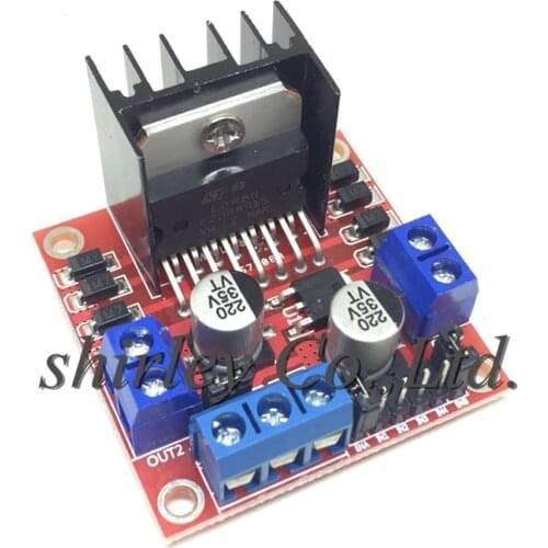 Free Shipping5PCS 100% New Dual H Bridge DC L298N Stepper Motor Drive Controller Board Module L298N for Arduino smart car robot