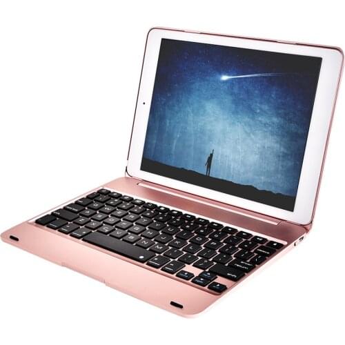 Smart Bluetooth Keyboard Case Auto Sleep Wireless Keyboard for iPad Pro 9.7/Air 2 Full Protective Tablet Flip Stand Cover