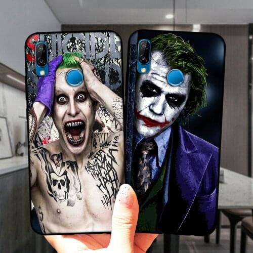 Dark Knight Joker Karta Black Soft Silicone Case Cover For Huawei P40 Lite E Pro Plus P10 P20 Lite P30 Lite Pro Y9 2019