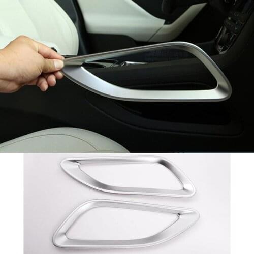 For Jaguar F-Pace F pace 2016 2017 ABS Chrome Interior Shift Box Side Cover Frame Trim Car Accessories Styling New Arriavls