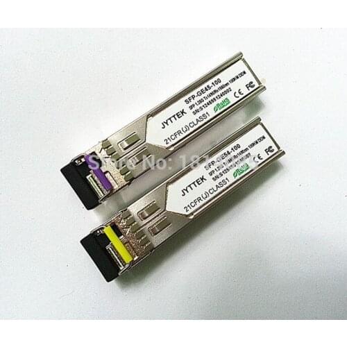 Hot Sale 2pieces/lot 1.25G SFP BIDI 100KM 1490nm/1550nm WDM LC/SC SFP Module