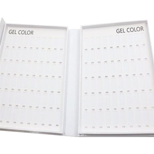 Nail Shop Dedicated 120 Color Card Book High-grade Nail Oil Glue Display Board Salon Color Card Nail Polish Display Organizer