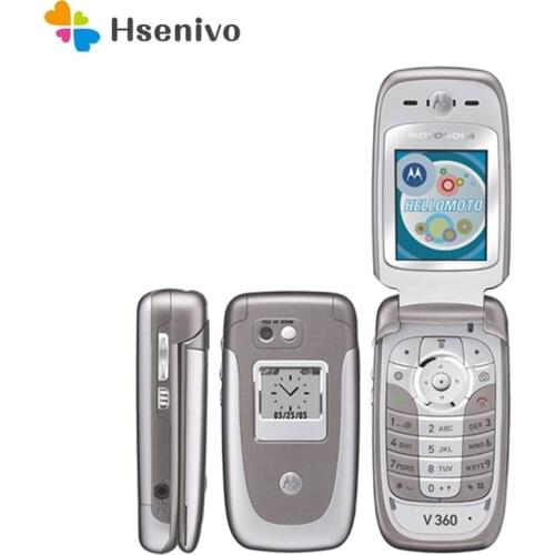 Motorola V360 Refurbished-Original Unlocked Fashion Motorola V360 Mobile Phone with Russia/Arabic language Free Shipping