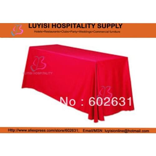 Plain Table cloth for folding tables,100% polyester,washable and durable