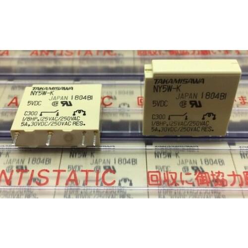 5PCS/LOT NY5W-K 5VDC NY12W-K 12VDC NY24W-K 24VDC NY5W NY12W NY24W Relay ORIGINAL