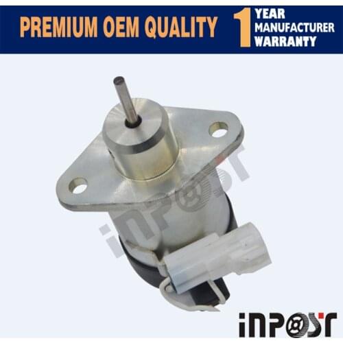 In Stock Stop Solenoid Valve 1G528-60010 12V For Kubota 1G528 60010