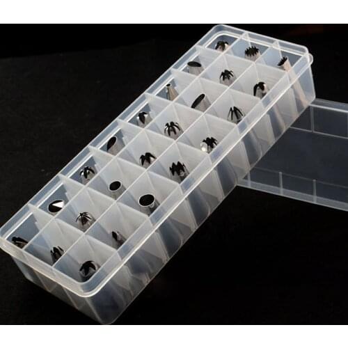 24 Head Decorating Nozzles Mouth Set Icing Pastry Coloring Utensils Stainless Steel Cake Decoration Tools Kitchen Accessories