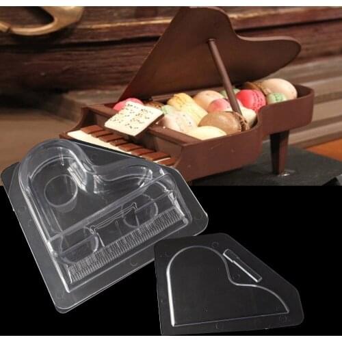 3D Piano Shape Chocolate Molds DIY Fondant Cake Decoration Mold Candy Soap Ice Cubes Candle Mould DIY Kitchen Baking Tools