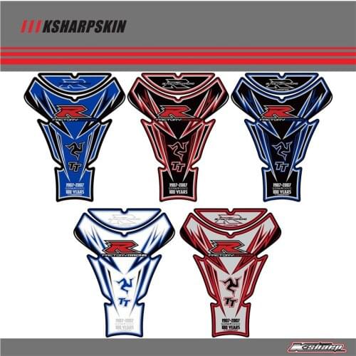 3D ADESIVI Sticker Decal Emblem Protection Tank Pad Cas Cap Fit FOR SUZUKI GSXR 1000 2007