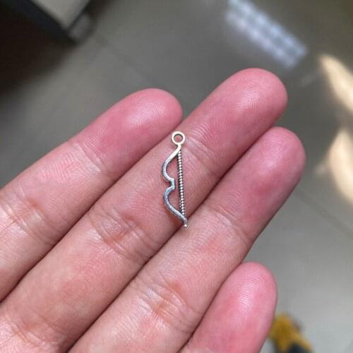 90pcs/lot Tiny And Pretty Bow Arrow DIY Handmade Pendant Necklace Bracelet Accessories Charms Findings Jewelry Making Supplies