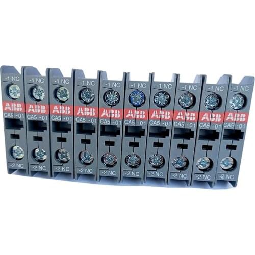 ABB Front-mounted instantaneous auxiliary contact blocks CA5-10 CA5-01