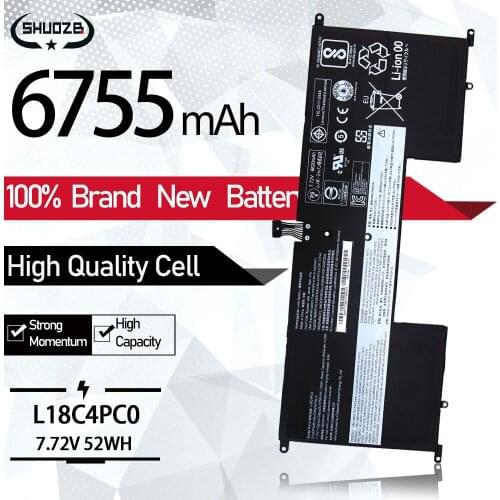 L18C4PC0 Laptop Battery For Lenovo Ideapad S940 Series 5B10T07385 Notebook 7.72V 6755mAh 52Wh