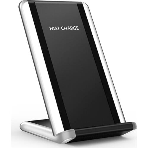 10W Qi Wireless Fast Charger with Breathing light for iPhone X Samsung Huawei Xiaomi Mobile Phone Stand Quick Charge 4.0 QC 3.0