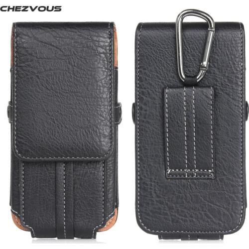 Retro PU Leather Belt Clip Loop Holster Phone Pouch for IPhone 7 6 6S Plus Universal Bag Card Flip Cover Galaxy S8 Plus Cases