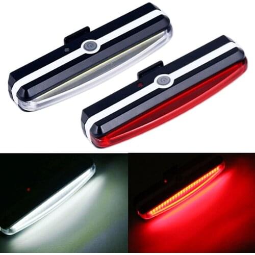 USB Rechargable Bicycle Light LED Waterproof Mountain Road Bike Light Cycling Taillight Bicycle Rear Lights Bike Accessories