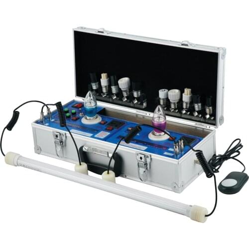 LED CFL demo case kit with lux and dimmer