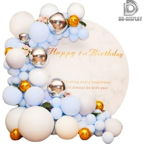 DD Round Decoration Backdrop Knitted Polyester Covers Wedding Photography Backdrops Covers Party Customized Circle Background