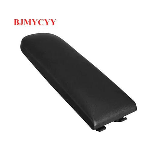 BJMYCYY OEM Black Leather Center Console Armrest Cover Lid Fit For VW JETTA GOLF MK4 BORA BEETLE PASSAT B5 Europe VW Polo 6R