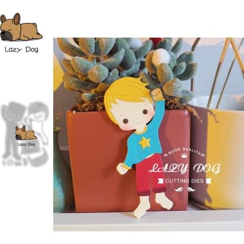 Jumping Boy Metal Cutting Dies Scrapbooking Stencil DIY Mold Knife Craft Embossing Die Cuts Card Making New Dies For 2021