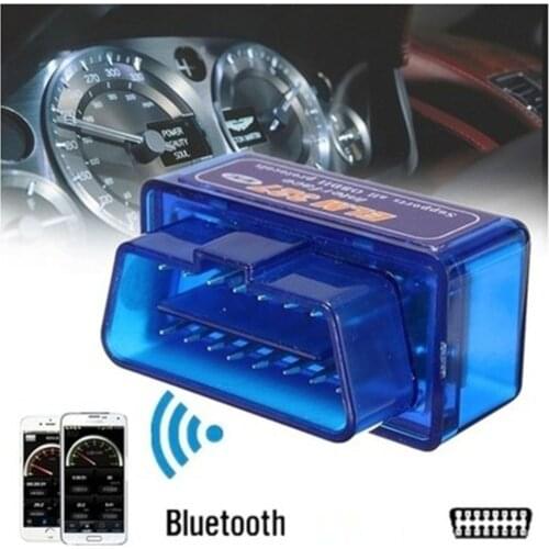 Mini ELM327 OBD2 II V2.1 Bluetooth ELM 327 v2.1 OBD2 Scanner Diagnostic adapter scan tool OBD OBDII Code reader