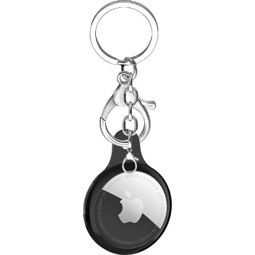 Soft TPU Case for Apple AirTags Protective Anti-Scratch Lightweight Cover with Key Ring for AirTags Finder Tracker Keychain