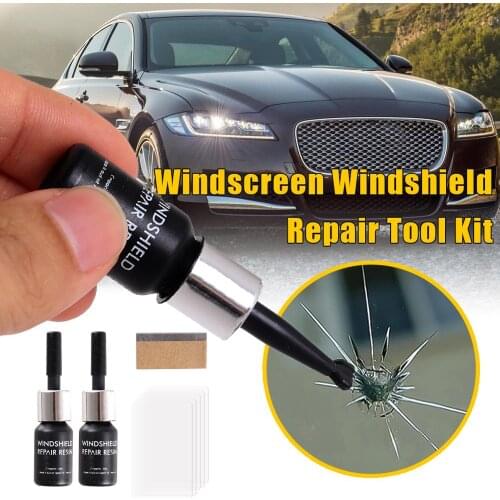 2PCS Cracked Glass Repair Kit Windshield Nano Repair Liquid DIY Car Window Screen Repair Scratch Crack Restore Fast Delivery