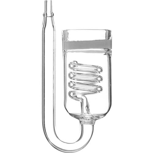 Water Plant Tank Co2 Diffuser, Small And Medium Water Tank Spiral Glass Refiner, Carbon Dioxide Refiner