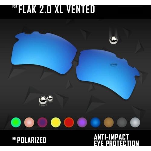 OOWLIT Lenses Replacements For Oakley Flak 2.0 XL Vented OO9188 Sunglasses Polarized - Multi Colors