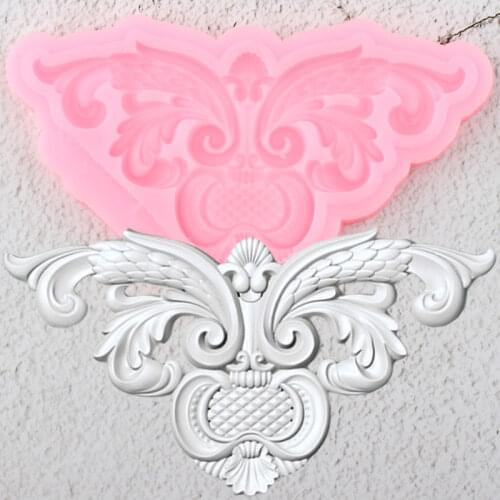 Sugarcraft Cake Border Silicone Molds Scroll Relief Cake Decorating Tools Cupcake Fondant Mold Candy Chocolate Gumpaste Moulds