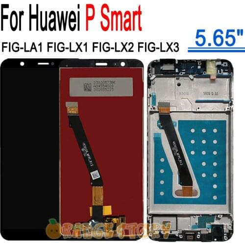 Tested Screen For Huawei P Smart LCD Display With Touch Screen PSmart LCD Frame FIG-LA1 FIG-LX1 FIG-LX2 FIG-LX3 Assembly Module