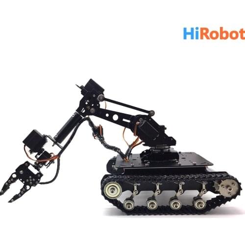 TS100 shock absorption tanks with WiFi/Bluetooth/Handle control Mobile Robot Arm Robotic Gripper, for DIY RC Robot Model Kit