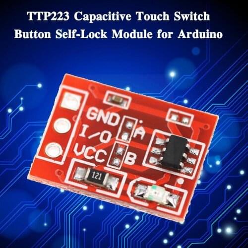 1pcs Ttp223 Button Module Capacitor Type Single Channel Sensor Switch Self Locking G9D1