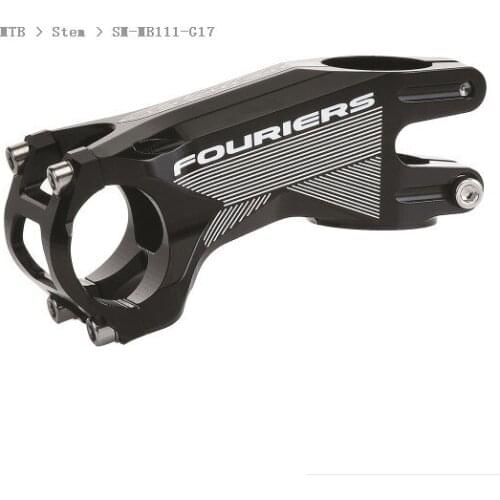 FOURIERS 17 degree MTB stem moutain bike stem Aluminum alloy CNC cycling stems 60-130 mm
