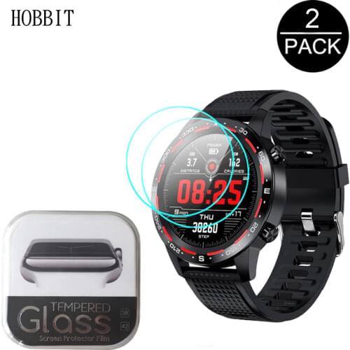 2PCS 2.5D Tempered Glass For Microwear L7 L9 L11 L12 L13 L15 L16 L19 Smart Watch HD Clear Waterproof Anti-Scratch Guard Glass