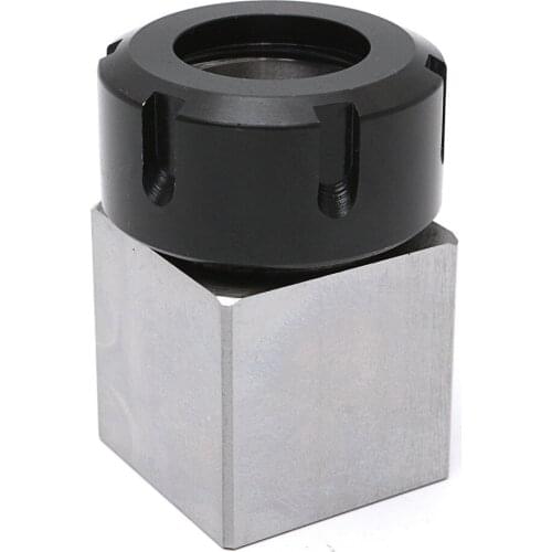 Hard Steel Square ER-32 Collet Chuck Block CNC Lathe Tool Holder