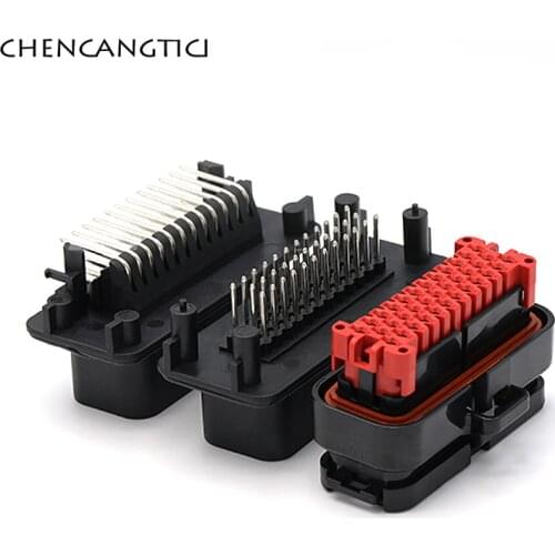 1 Set 35 Pin Way PCB Connector 776163-1 Sealed Waterproof Connector For Ecu 776164-1 776231-1 Board End Wiring Plug